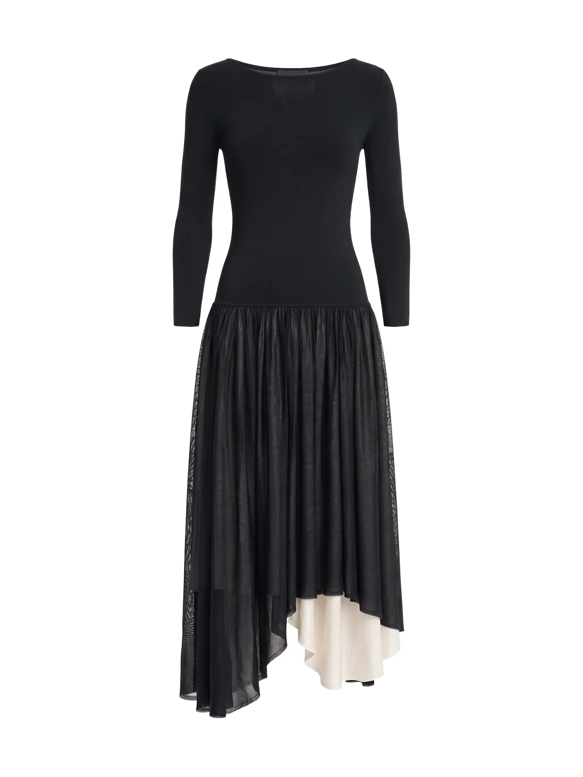 Maria McManus Boatneck Colorblock Midi Dress