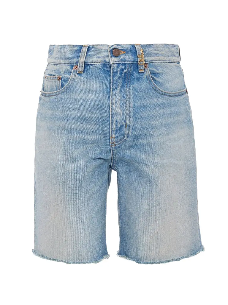 High-Rise Jean Shorts