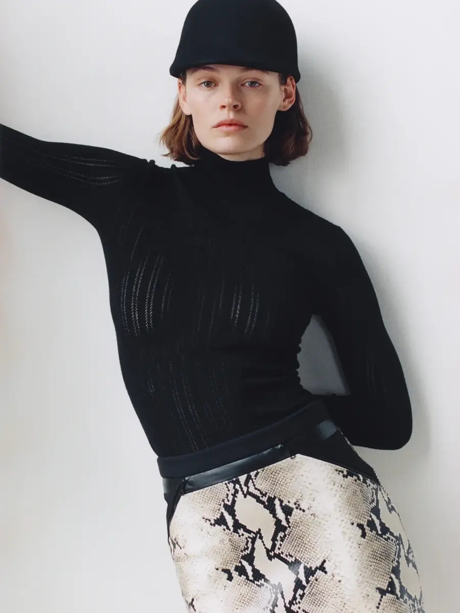 Maria McManus Slim Thermal Mock Neck Top | Thumbnail 2 Maria McManus Slim Thermal Mock Neck Top | Thumbnail 2