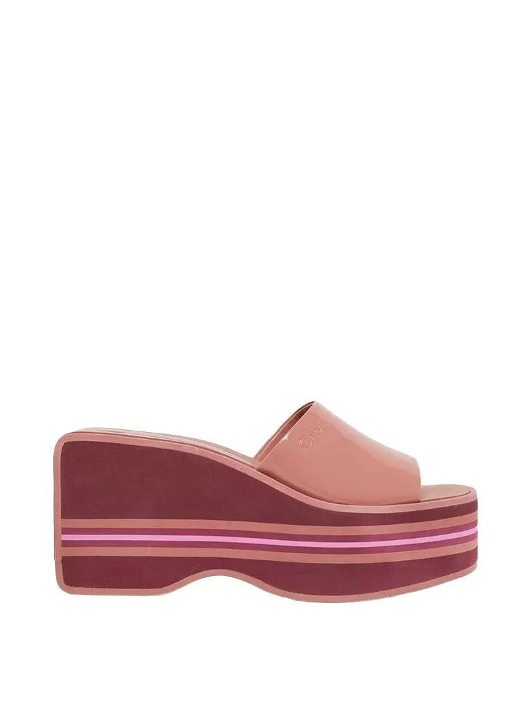 Swimming Cool Wedge Mules Swimming Cool Wedge Mules