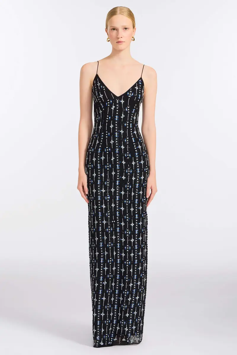 Markarian Aziza Beaded Slip Gown | Thumbnail 2 Markarian Aziza Beaded Slip Gown | Thumbnail 2