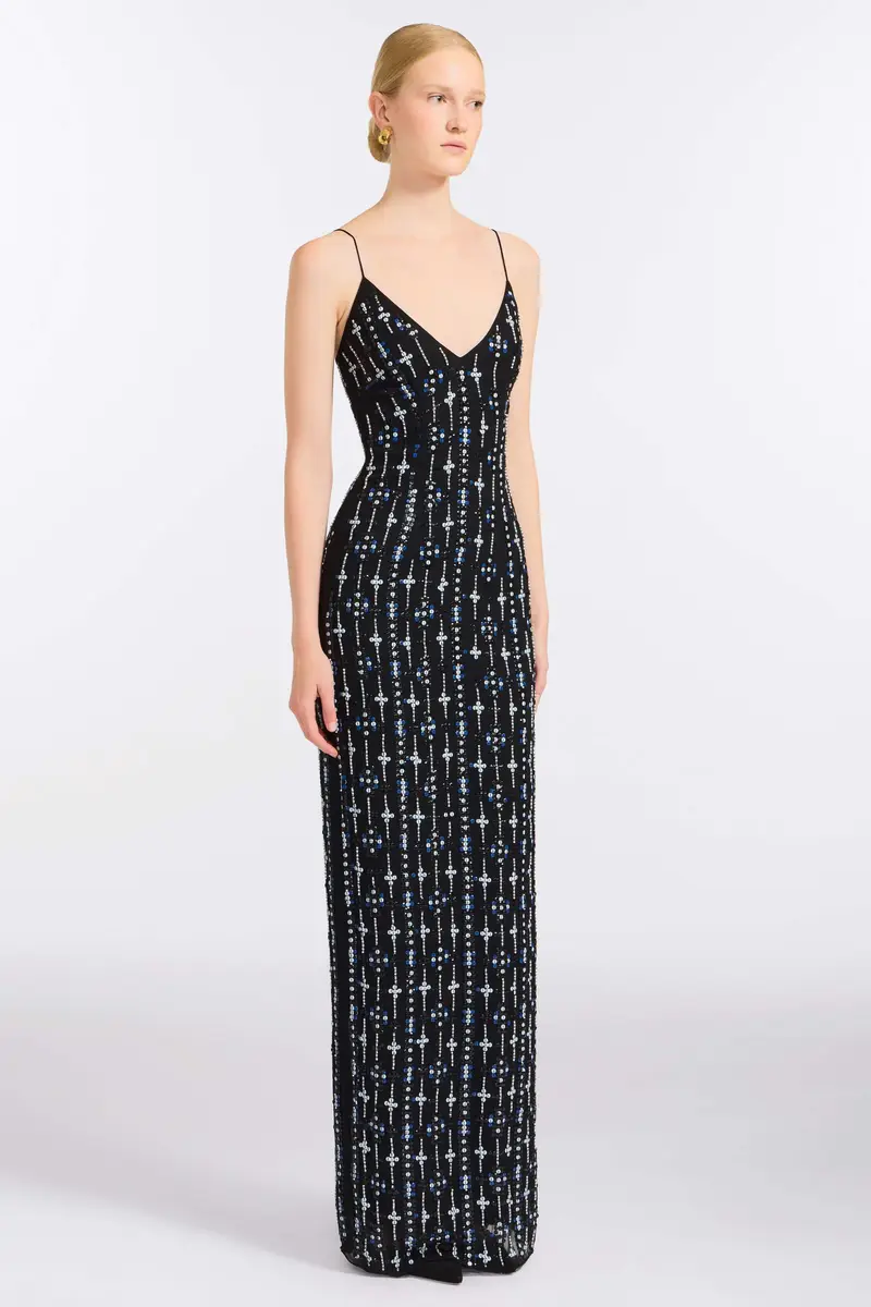 Markarian Aziza Beaded Slip Gown | Thumbnail 3 Markarian Aziza Beaded Slip Gown | Thumbnail 3