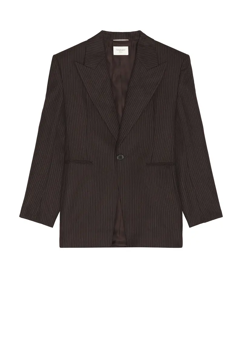 Saint Laurent Single Breasted Blazer | Thumbnail 4 Saint Laurent Single Breasted Blazer | Thumbnail 4