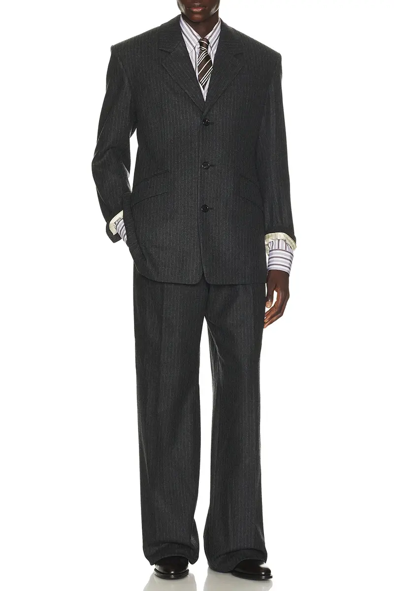 Saint Laurent 1940s Fit Single Breasted Jacket | Thumbnail 3