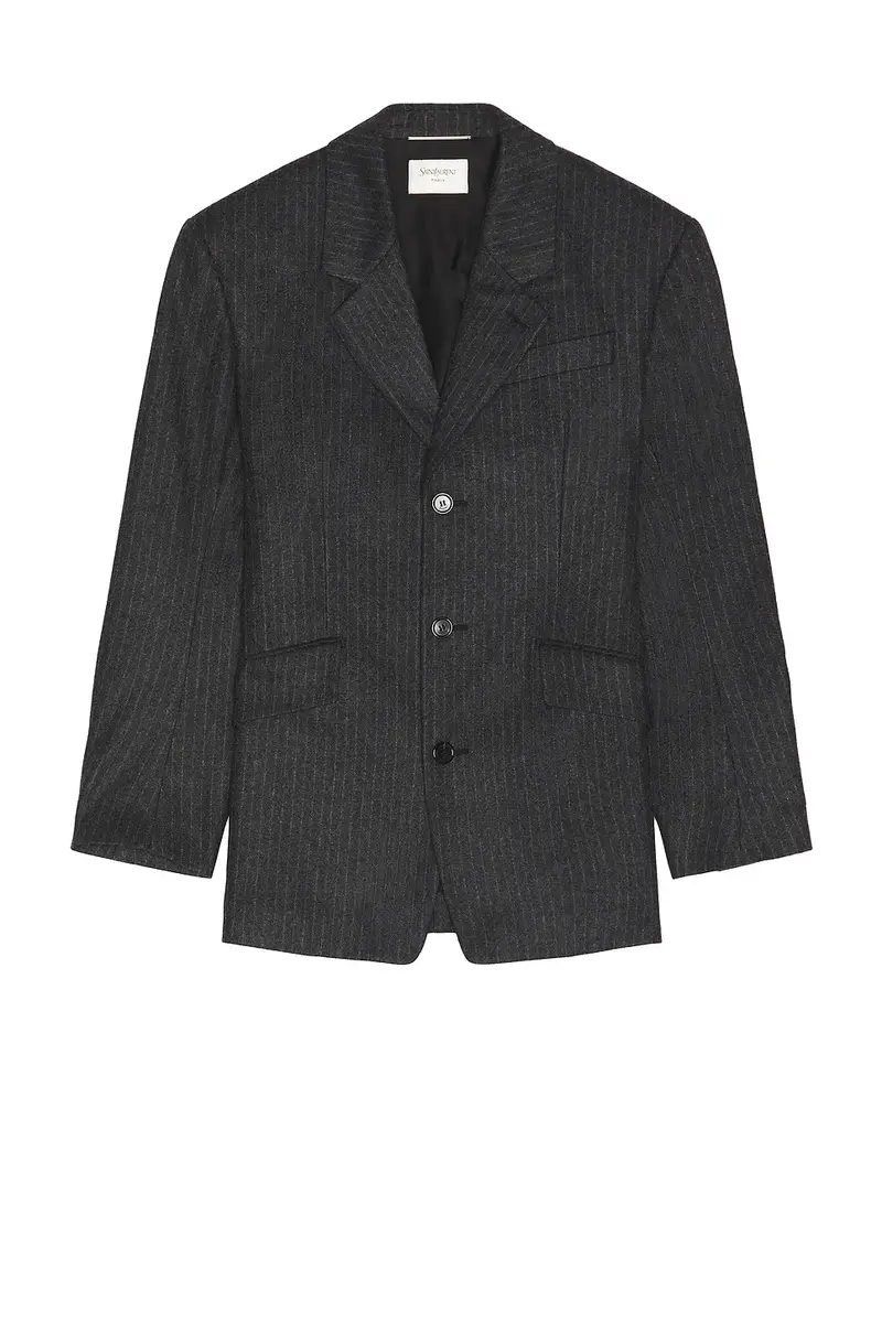 Saint Laurent 1940s Fit Single Breasted Jacket | Thumbnail 4
