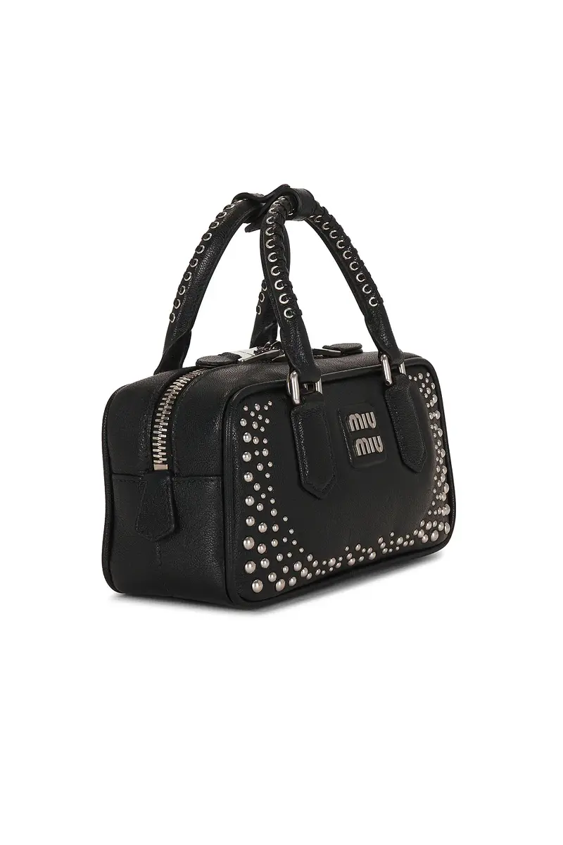 Miu Miu Studded Arcadie Bag | Thumbnail 4 Miu Miu Studded Arcadie Bag | Thumbnail 4