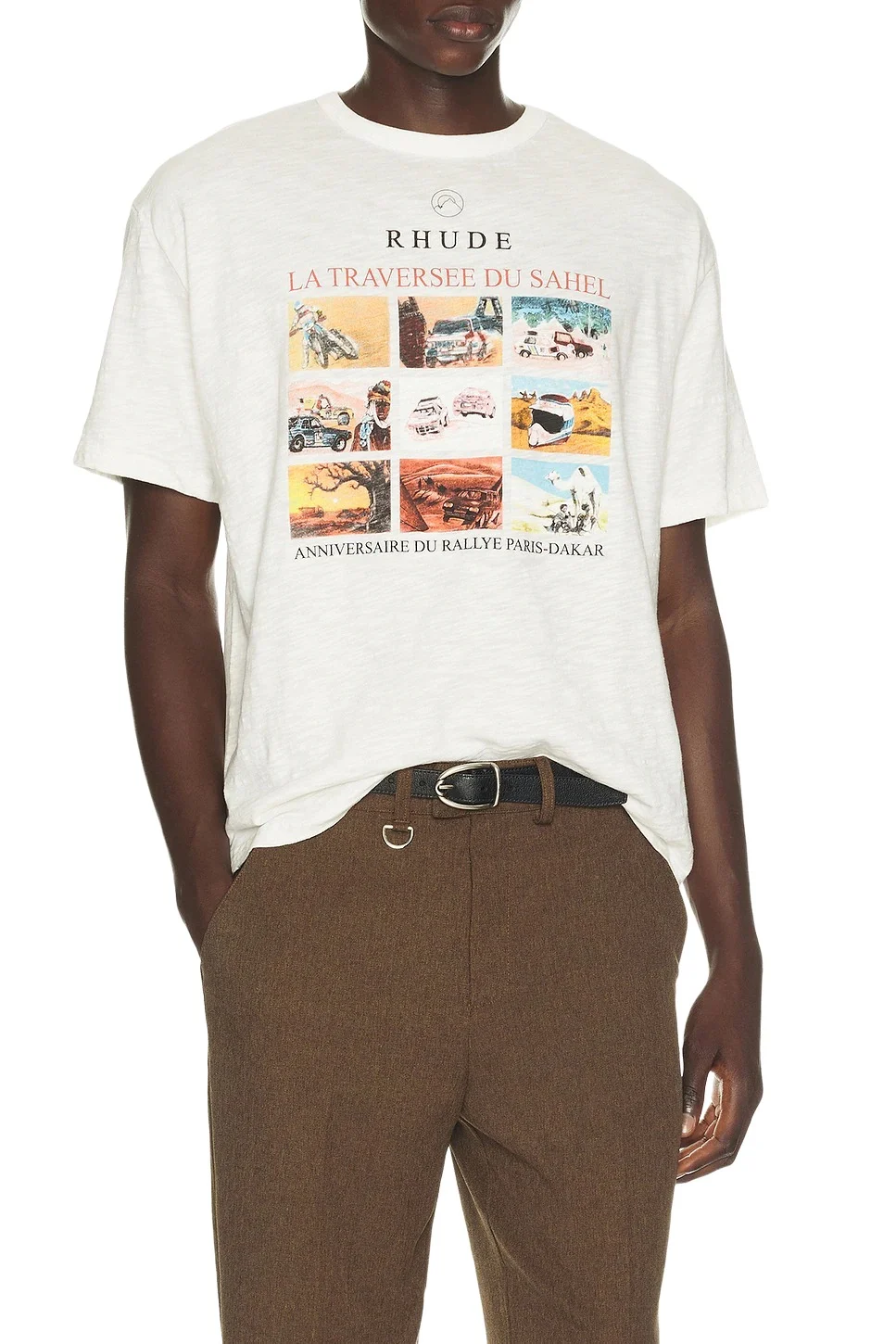 Rhude Traversee Du Sahel Slub Tee