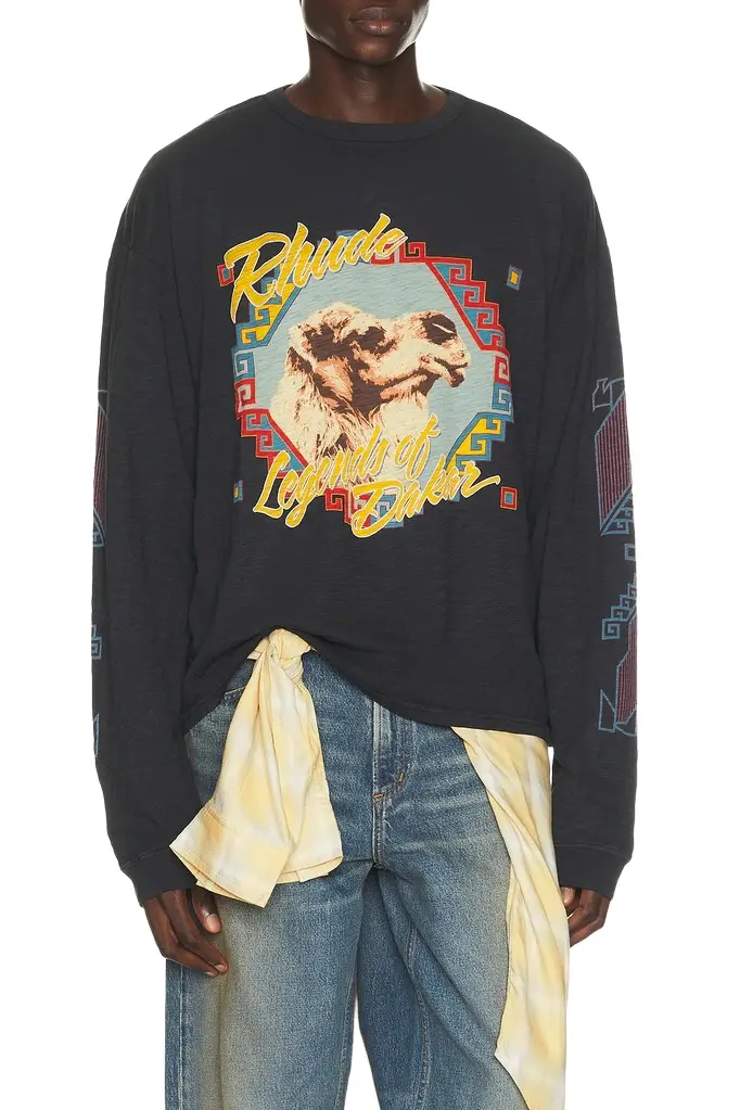 Legends Of Dakar Long Sleeve Slub Tee Legends Of Dakar Long Sleeve Slub Tee
