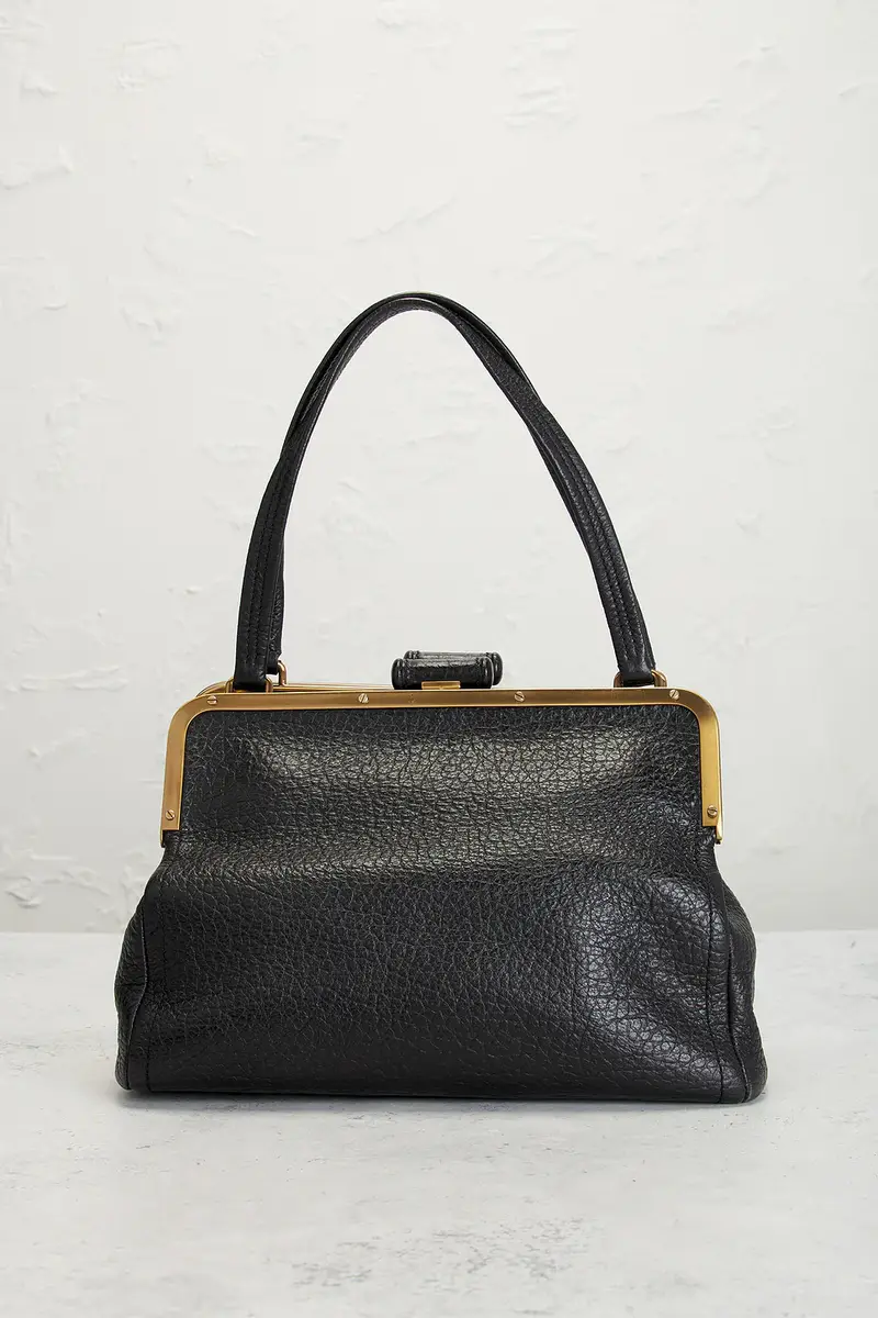 Prada Prada Berlino Cerniera Frame Shoulder Bag | Thumbnail 2 Prada Prada Berlino Cerniera Frame Shoulder Bag | Thumbnail 2