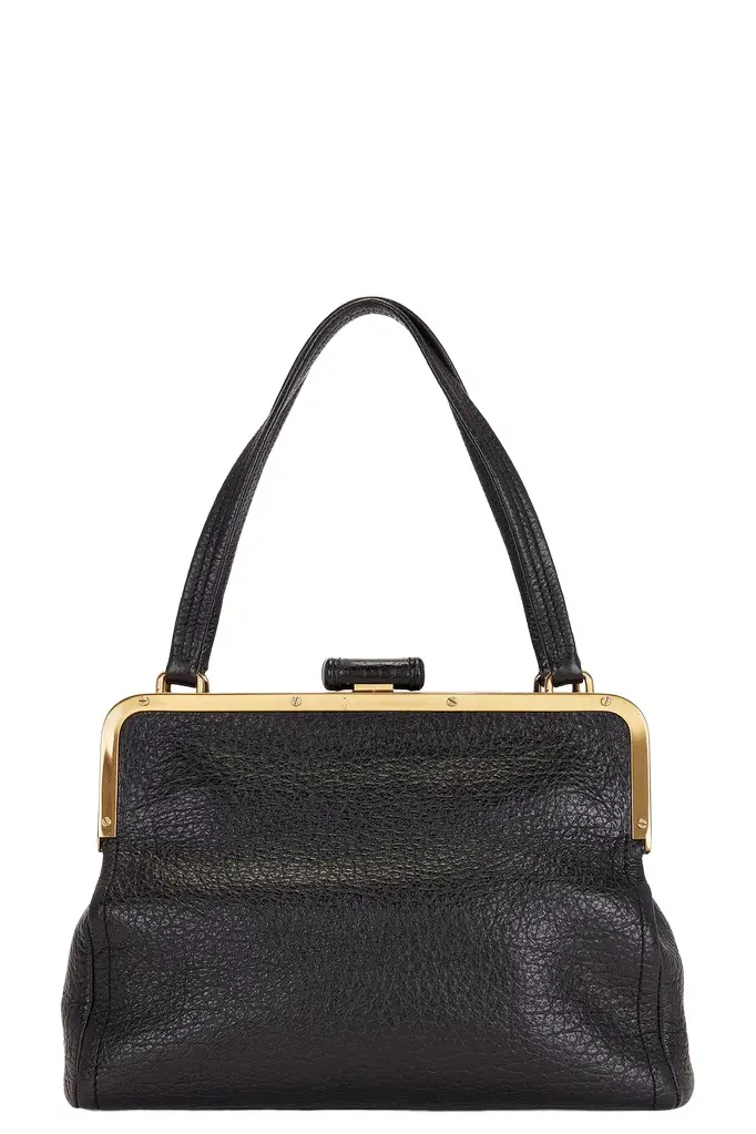 Prada Berlino Cerniera Frame Shoulder Bag