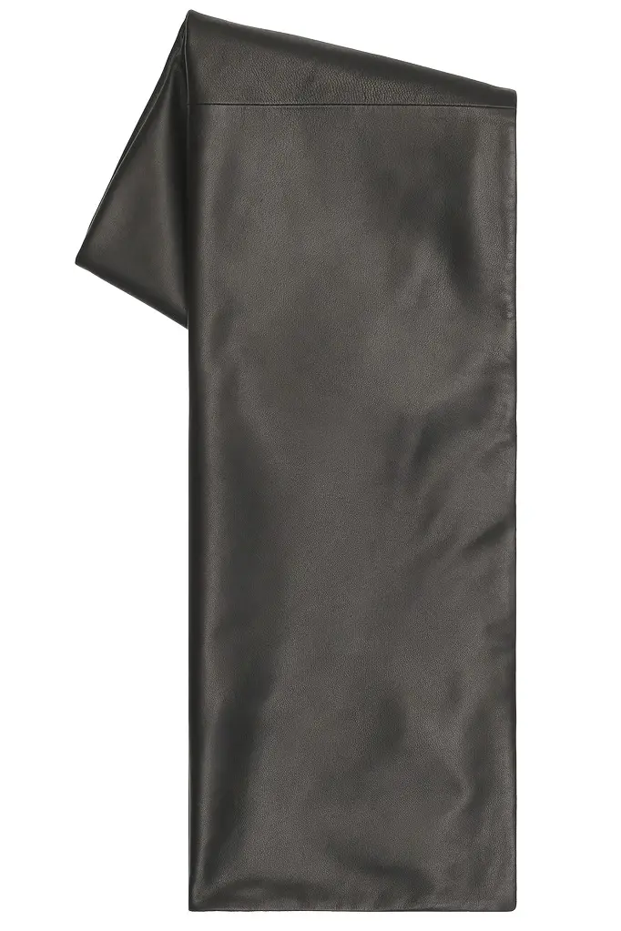TOTEME Leather Cashmere Scarf
