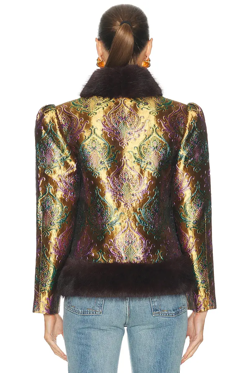 Retrofête Delphina Brocade Jacket | Thumbnail 3 Retrofête Delphina Brocade Jacket | Thumbnail 3