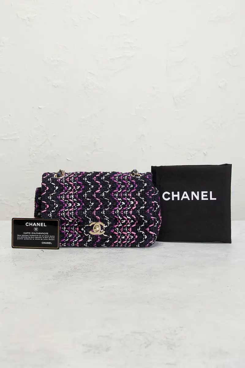 Chanel Chanel Tweed Mini Flap Bag | Thumbnail 8 Chanel Chanel Tweed Mini Flap Bag | Thumbnail 8