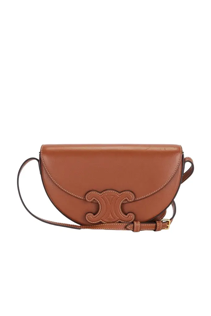 Celine Celine Besace Cuir Triomphe Shoulder Bag