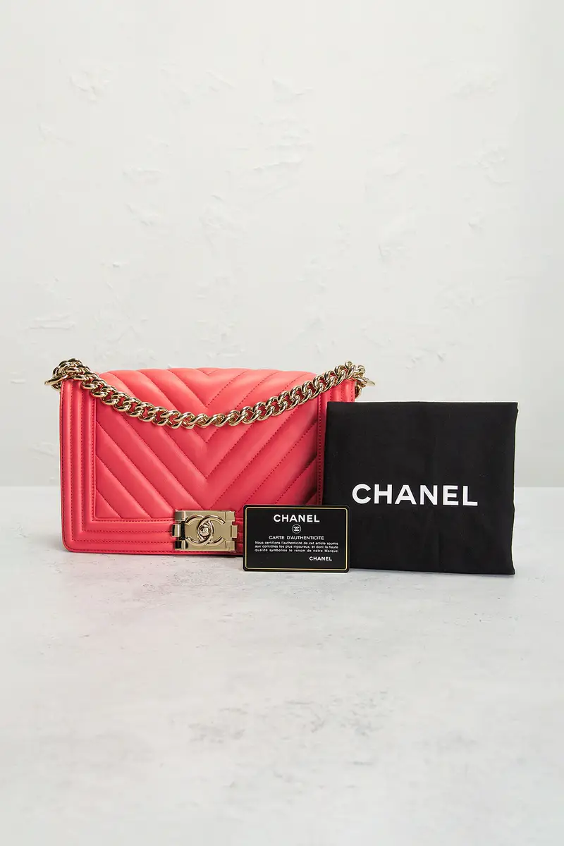 Chanel Chanel Lambskin Medium Boy Bag | Thumbnail 9 Chanel Chanel Lambskin Medium Boy Bag | Thumbnail 9