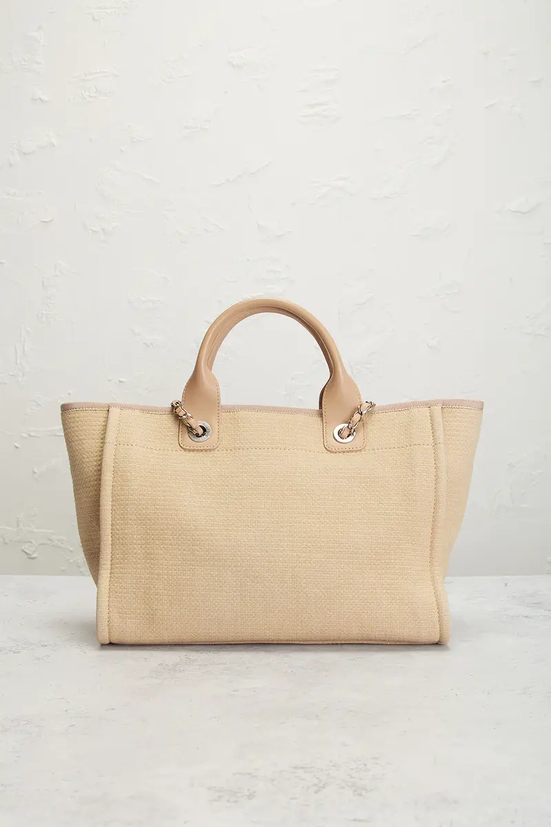 Chanel Chanel Small Deauville Tote Bag | Thumbnail 3 Chanel Chanel Small Deauville Tote Bag | Thumbnail 3