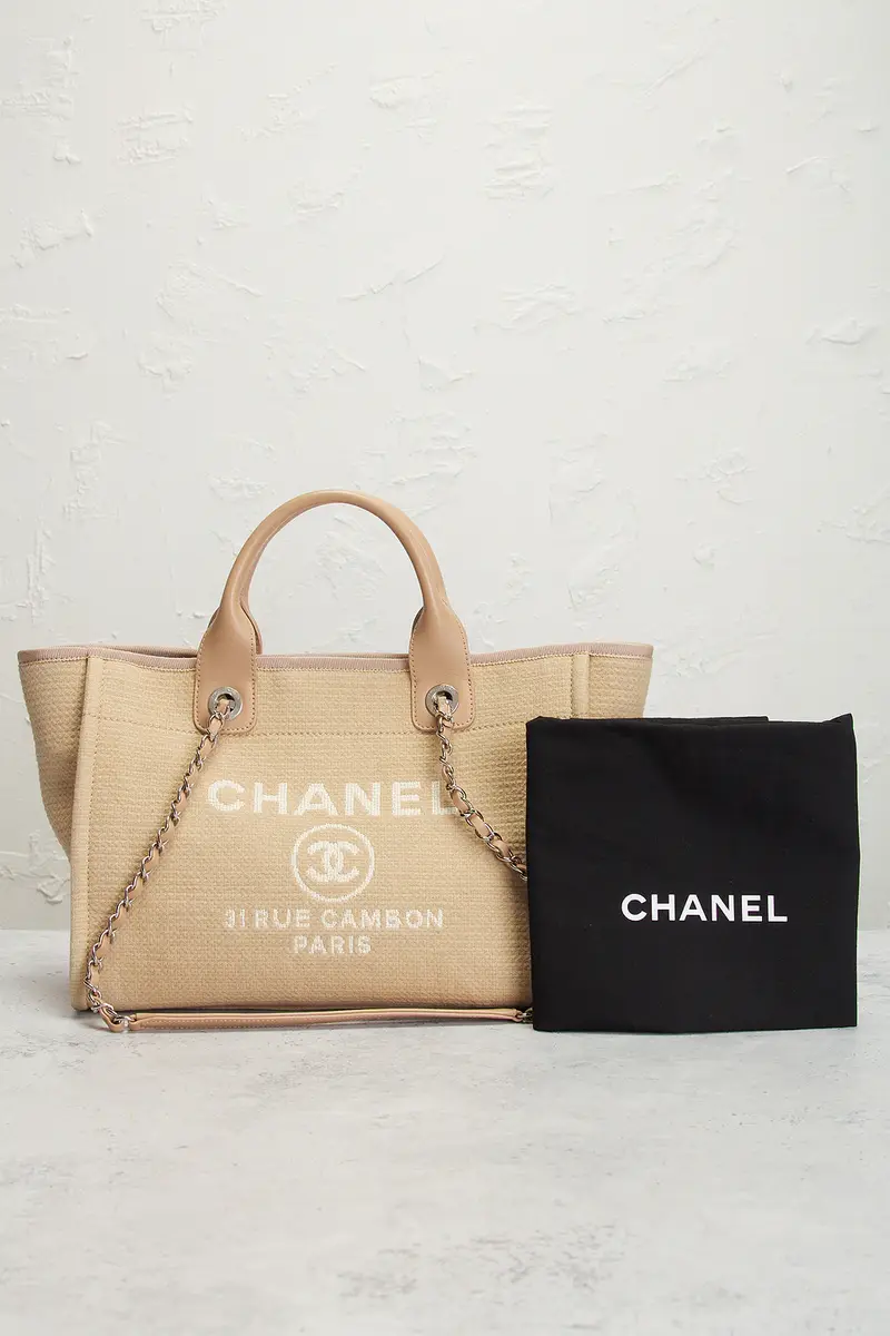 Chanel Chanel Small Deauville Tote Bag | Thumbnail 9 Chanel Chanel Small Deauville Tote Bag | Thumbnail 9