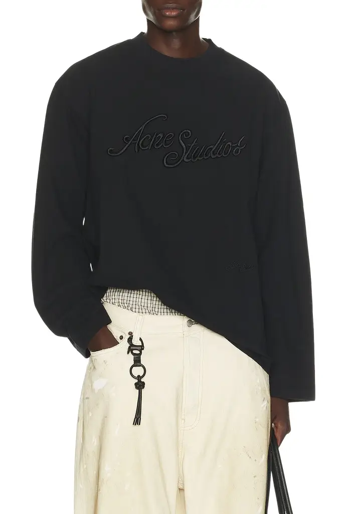 Acne Studios Exford U Ls Pique Venice Logo