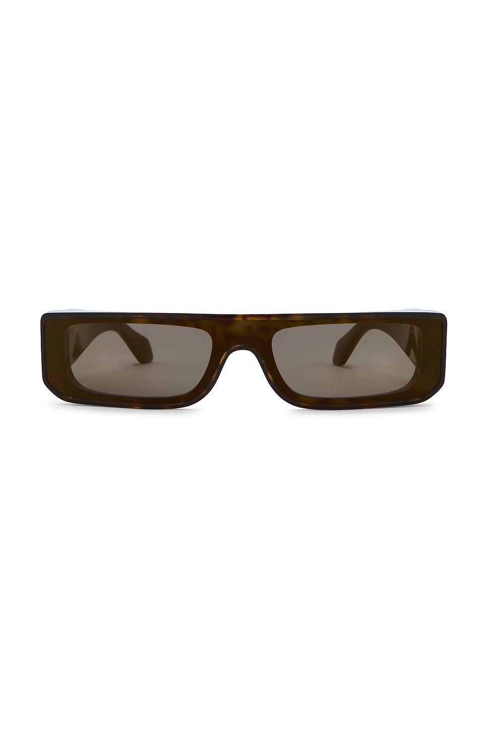 Alaïa Lettering Logo Flat Top Sunglasses