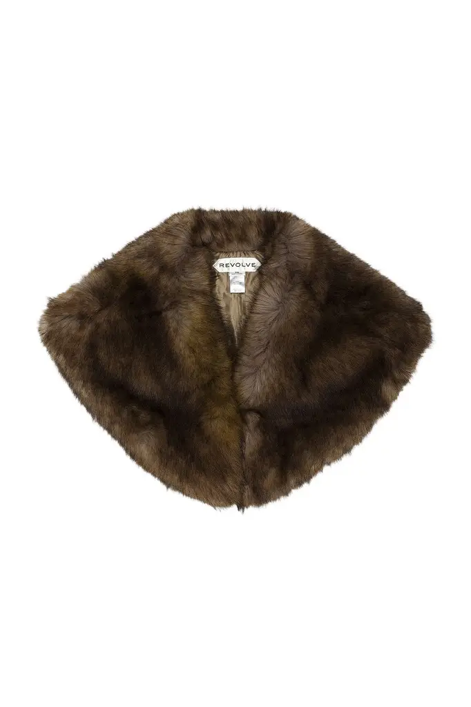 REVOLVE LOS ANGELES Elyonne Faux Fur Shawl