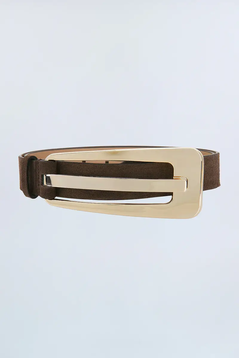 REVOLVE LOS ANGELES Suede Grande Buckle Belt | Thumbnail 3 REVOLVE LOS ANGELES Suede Grande Buckle Belt | Thumbnail 3