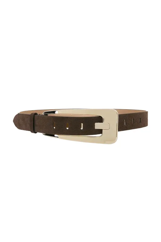Suede Grande Buckle Belt Suede Grande Buckle Belt