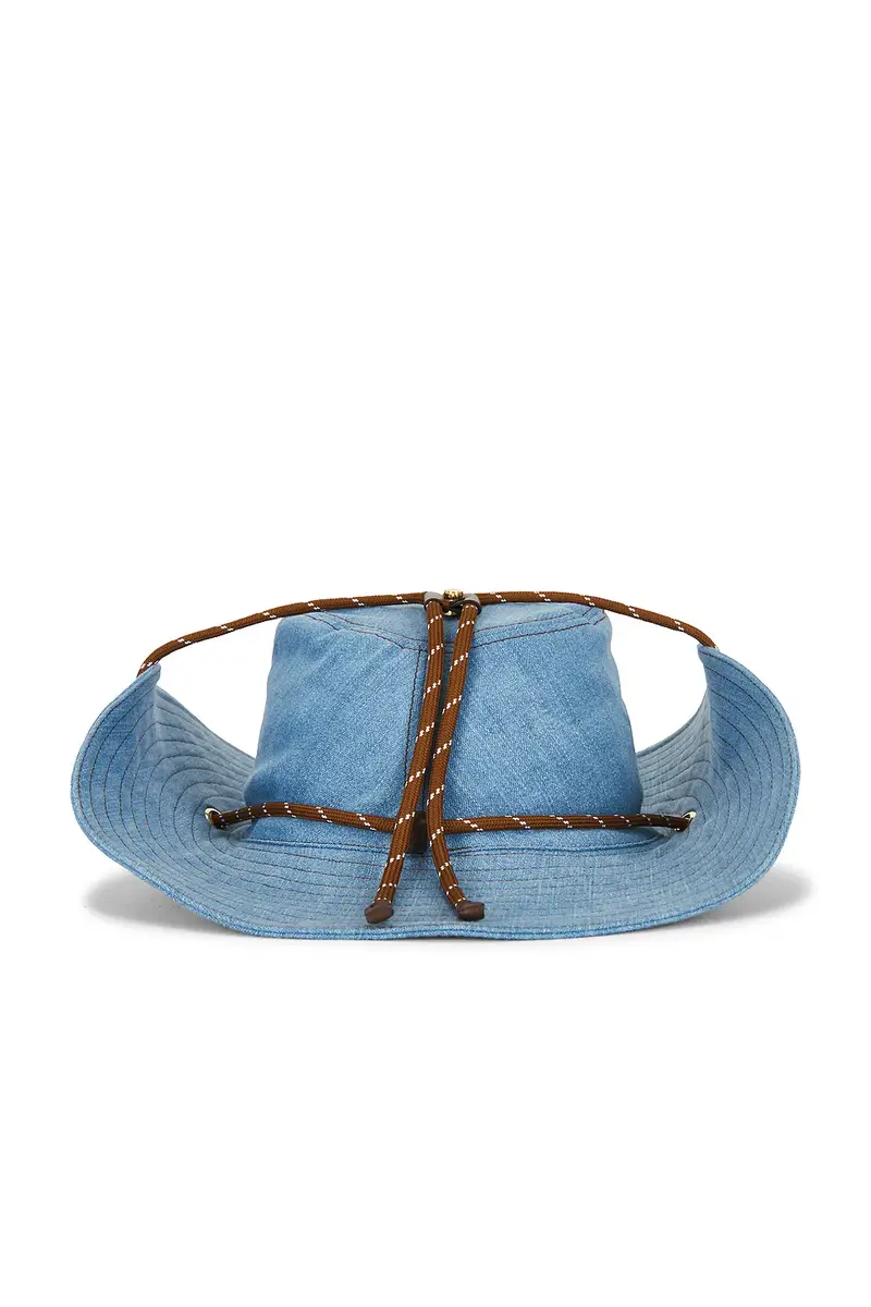 Miu Miu Denim Cowboy Hat | Thumbnail 3 Miu Miu Denim Cowboy Hat | Thumbnail 3
