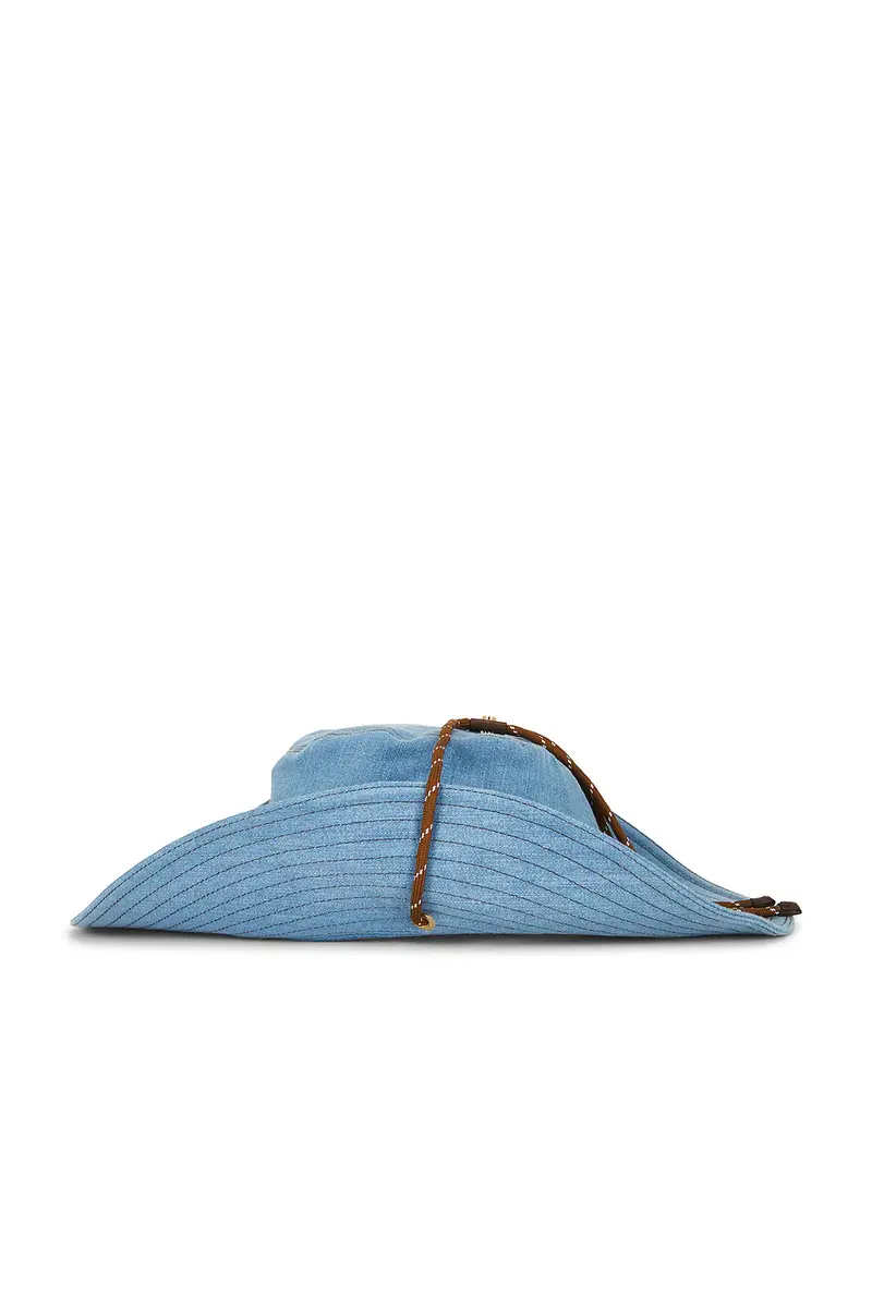 Miu Miu Denim Cowboy Hat | Thumbnail 4 Miu Miu Denim Cowboy Hat | Thumbnail 4