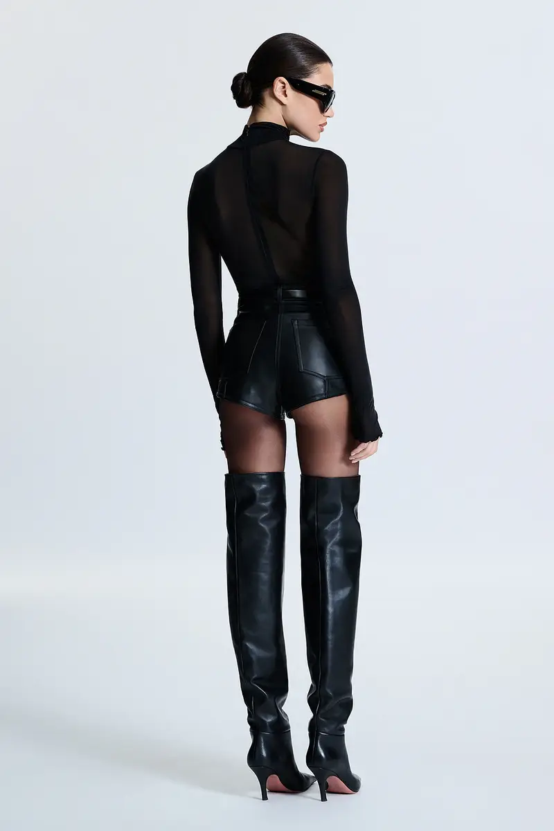 REVOLVE LOS ANGELES Leonora Leather Short | Thumbnail 4