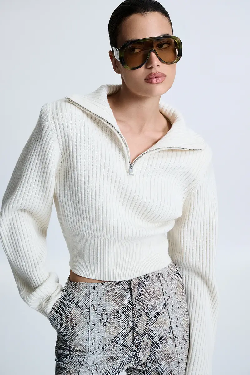 REVOLVE LOS ANGELES Polinna Rib Half Zip | Thumbnail 2 REVOLVE LOS ANGELES Polinna Rib Half Zip | Thumbnail 2
