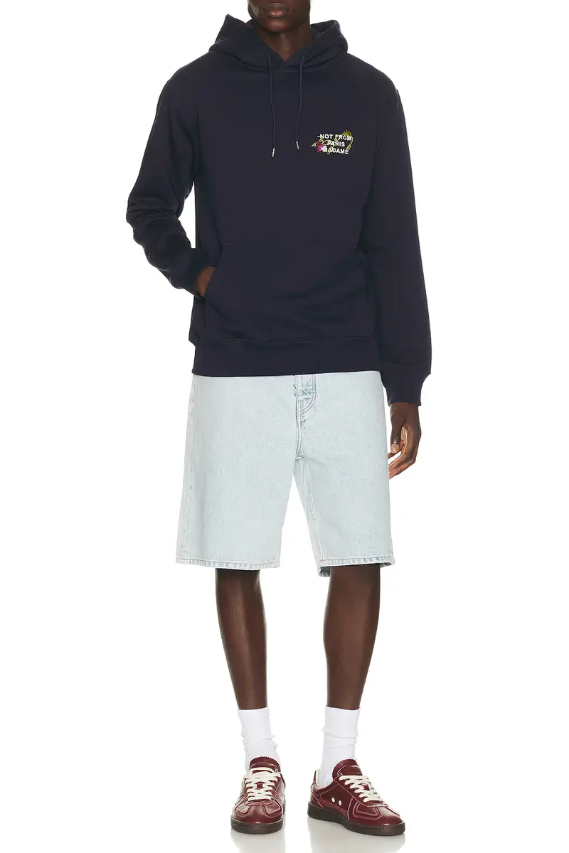 Drôle de Monsieur Vine Embroidered Slogan Hoodie | Thumbnail 4 Drôle de Monsieur Vine Embroidered Slogan Hoodie | Thumbnail 4