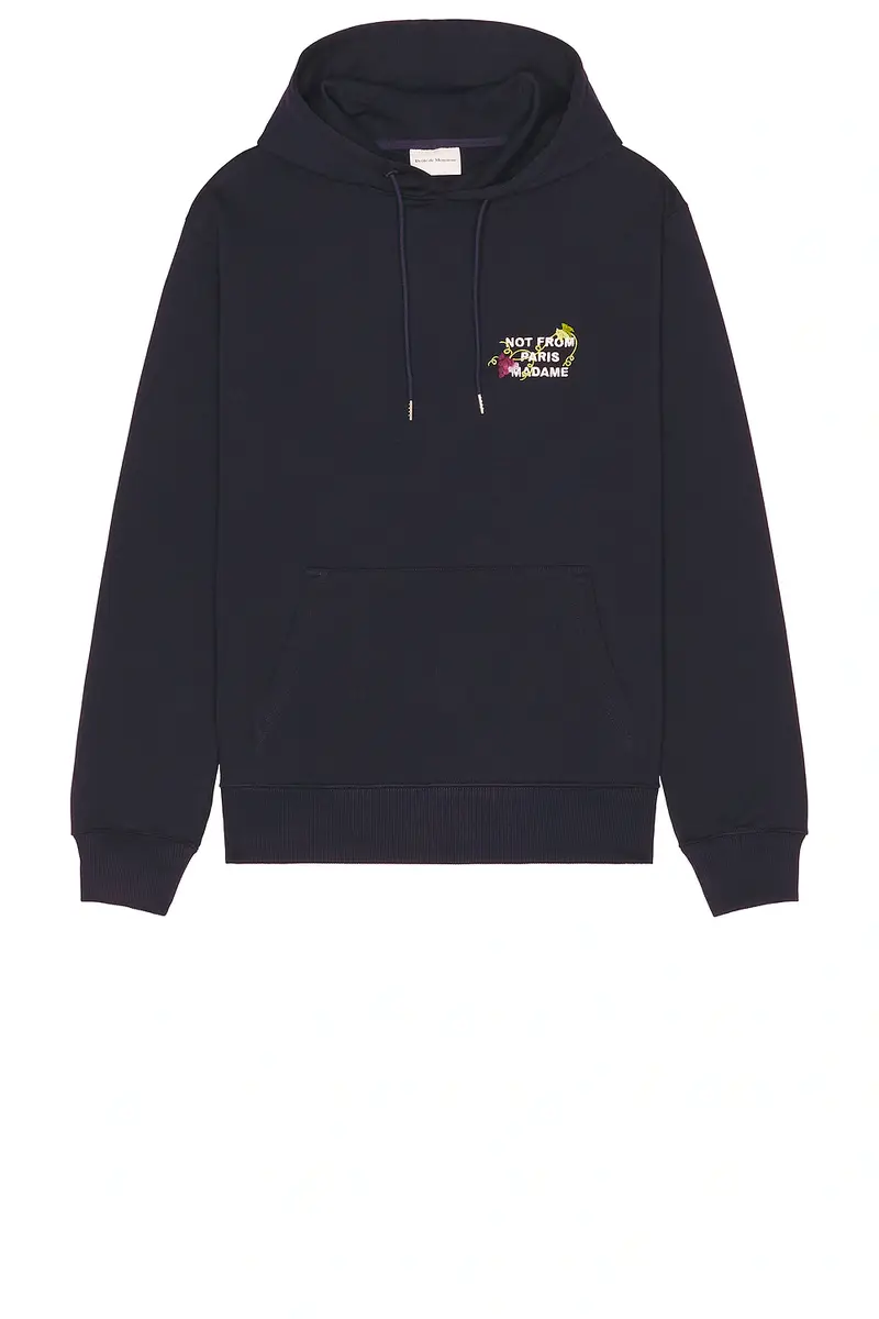 Drôle de Monsieur Vine Embroidered Slogan Hoodie | Thumbnail 5 Drôle de Monsieur Vine Embroidered Slogan Hoodie | Thumbnail 5