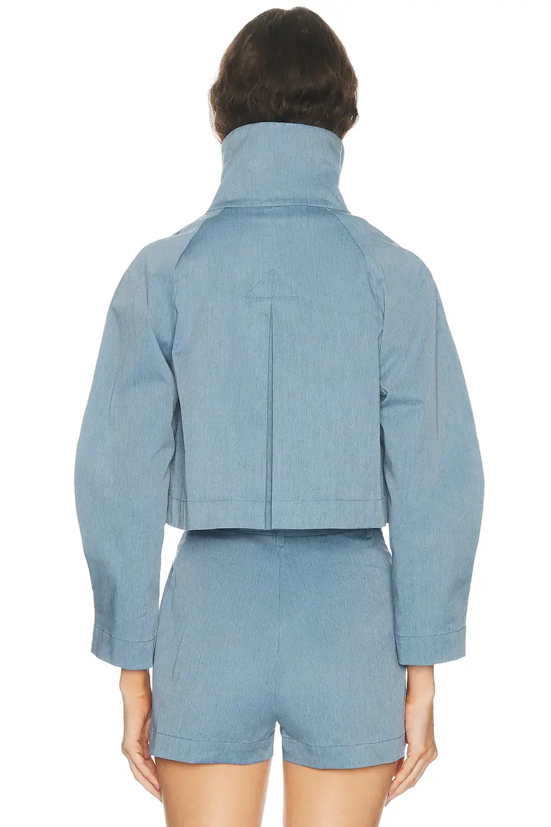 Matthew Bruch Funnel Neck Swing Jacket | Thumbnail 4 Matthew Bruch Funnel Neck Swing Jacket | Thumbnail 4