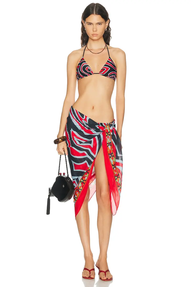 PUCCI Lycra Triangle Bikini Bra Top | Thumbnail 4 PUCCI Lycra Triangle Bikini Bra Top | Thumbnail 4