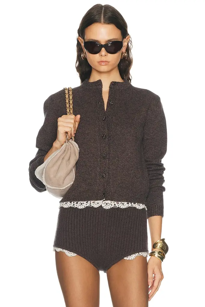 Lace Trim Cardigan Lace Trim Cardigan