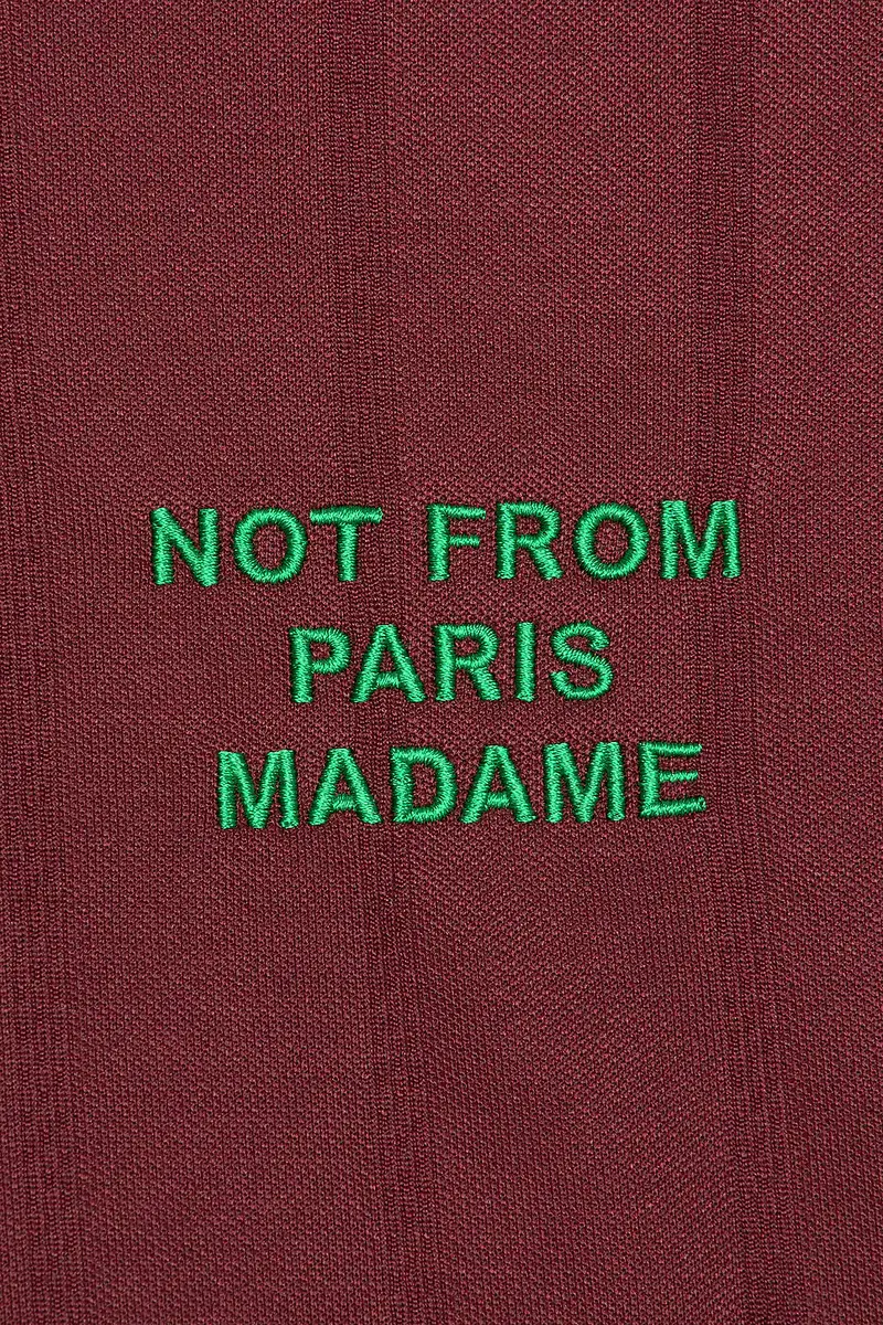 Drôle de Monsieur Slogan Long Sleeve Polo | Thumbnail 5 Drôle de Monsieur Slogan Long Sleeve Polo | Thumbnail 5