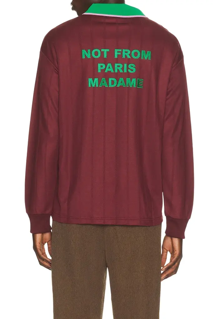 Slogan Long Sleeve Polo Slogan Long Sleeve Polo