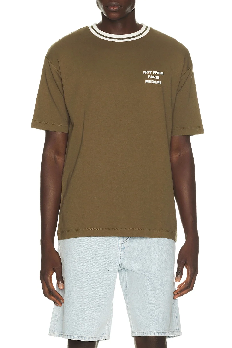 Drôle de Monsieur Sport Slogan Tee Shirt