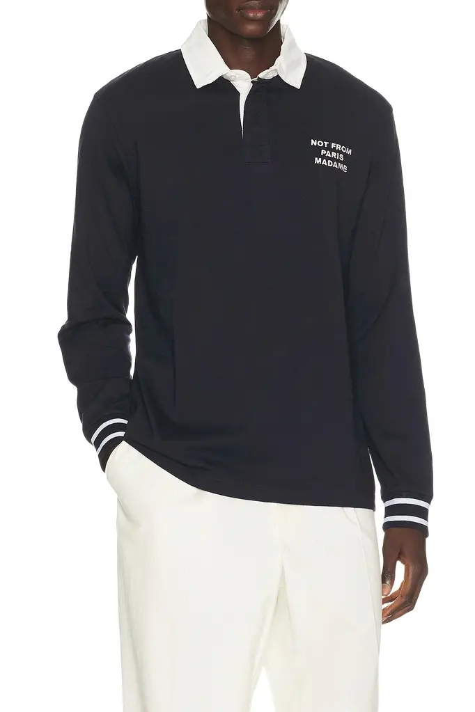 Slogan Longsleeve Polo Slogan Longsleeve Polo