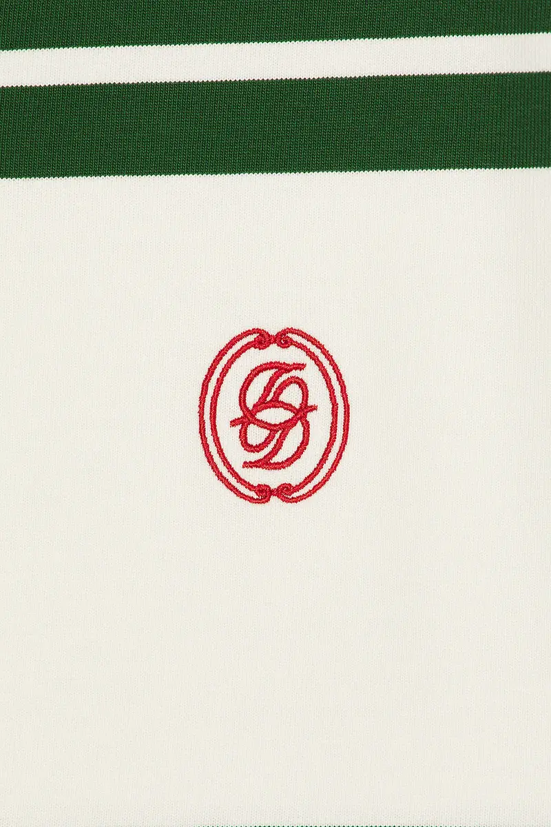 Drôle de Monsieur D Ornament Striped Polo | Thumbnail 5 Drôle de Monsieur D Ornament Striped Polo | Thumbnail 5