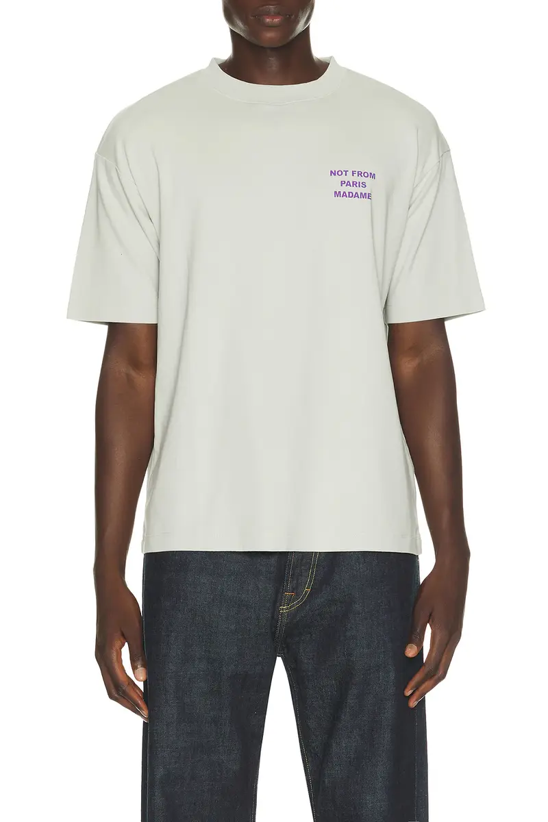 Drôle de Monsieur Bold Slogan Tee Shirt | Thumbnail 2 Drôle de Monsieur Bold Slogan Tee Shirt | Thumbnail 2