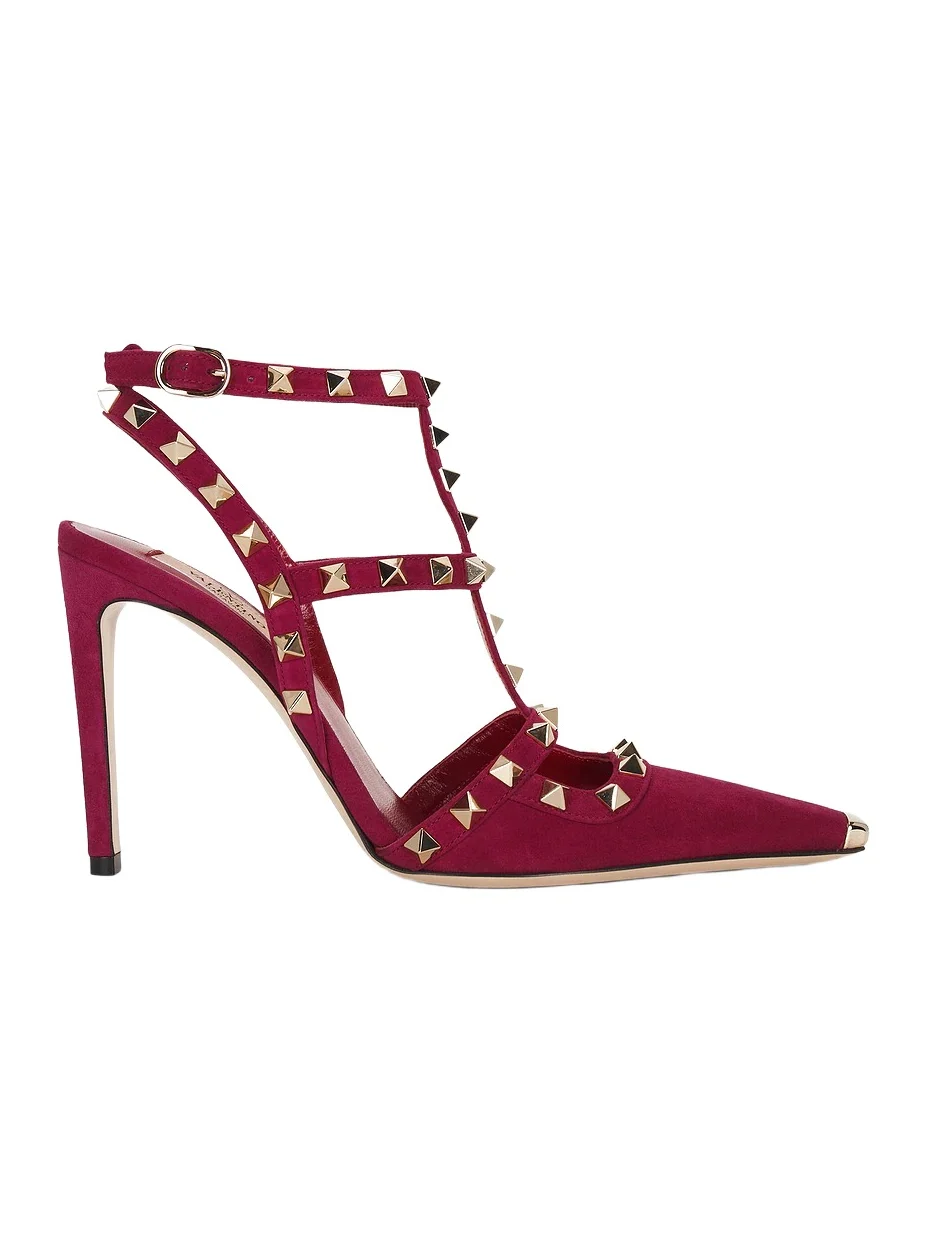 Valentino Garavani Rockstud Ankle Strap Pump