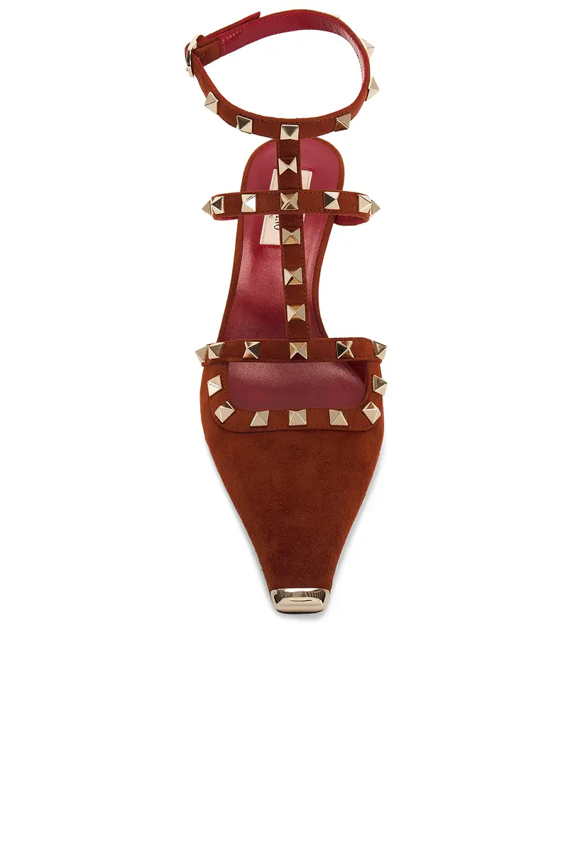Valentino Garavani Rockstud Ankle Strap Kitten Heel | Thumbnail 4 Valentino Garavani Rockstud Ankle Strap Kitten Heel | Thumbnail 4