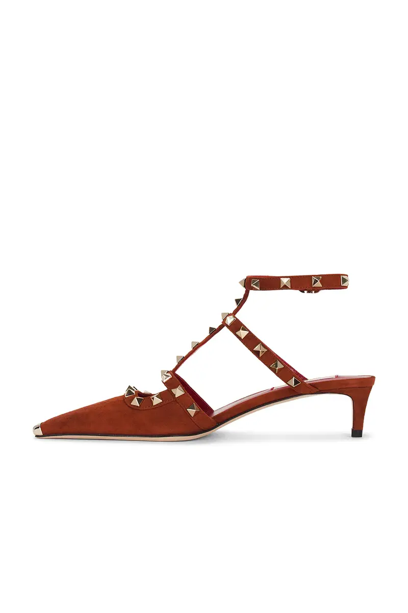Valentino Garavani Rockstud Ankle Strap Kitten Heel | Thumbnail 5 Valentino Garavani Rockstud Ankle Strap Kitten Heel | Thumbnail 5