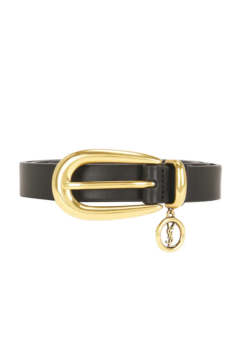 Saint Laurent Fine Ceinture Boucle Allongee Charm Belt | Thumbnail 3 Saint Laurent Fine Ceinture Boucle Allongee Charm Belt | Thumbnail 3