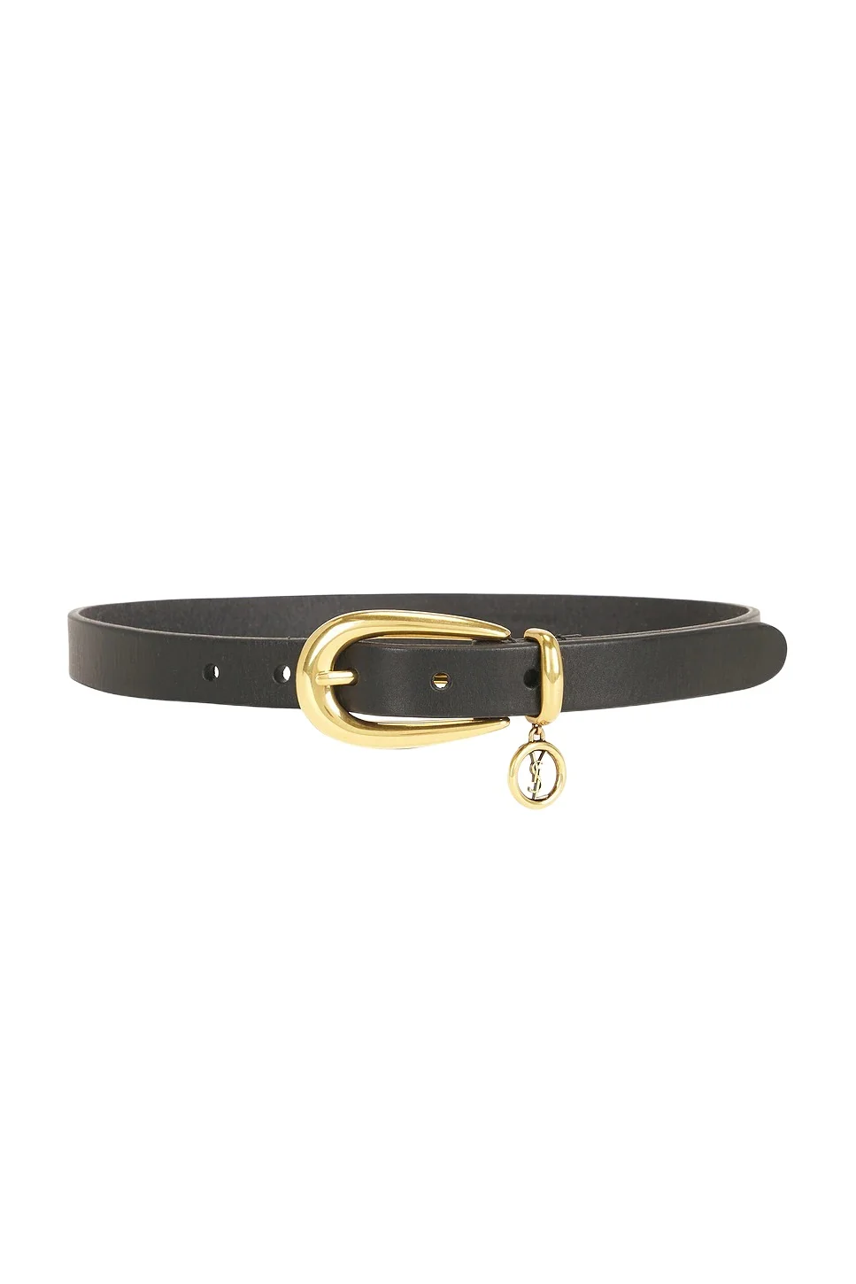 Saint Laurent Fine Ceinture Boucle Allongee Charm Belt