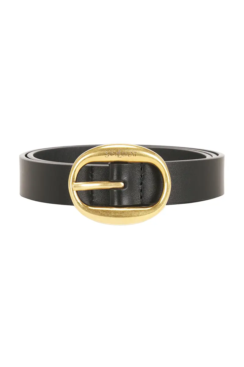 Saint Laurent Fine Ceinture Boucle Ovale Belt | Thumbnail 3