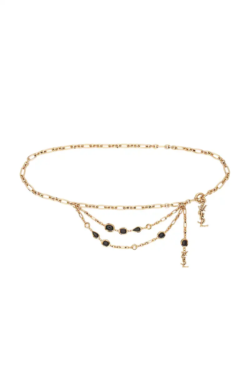 Fine Ceinture Chaine Cabochon Belt Fine Ceinture Chaine Cabochon Belt