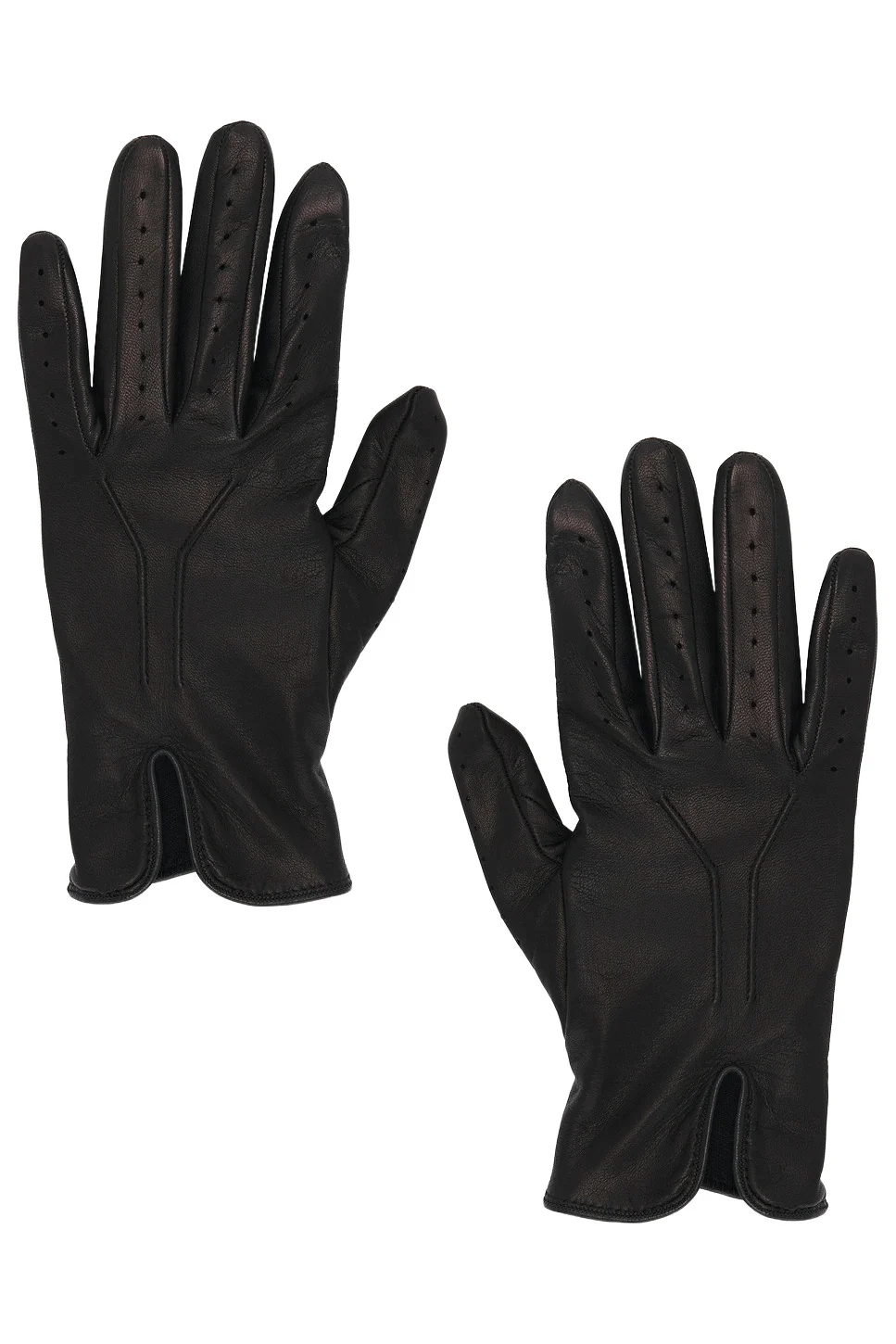 Saint Laurent Silk Lined Slit Gloves