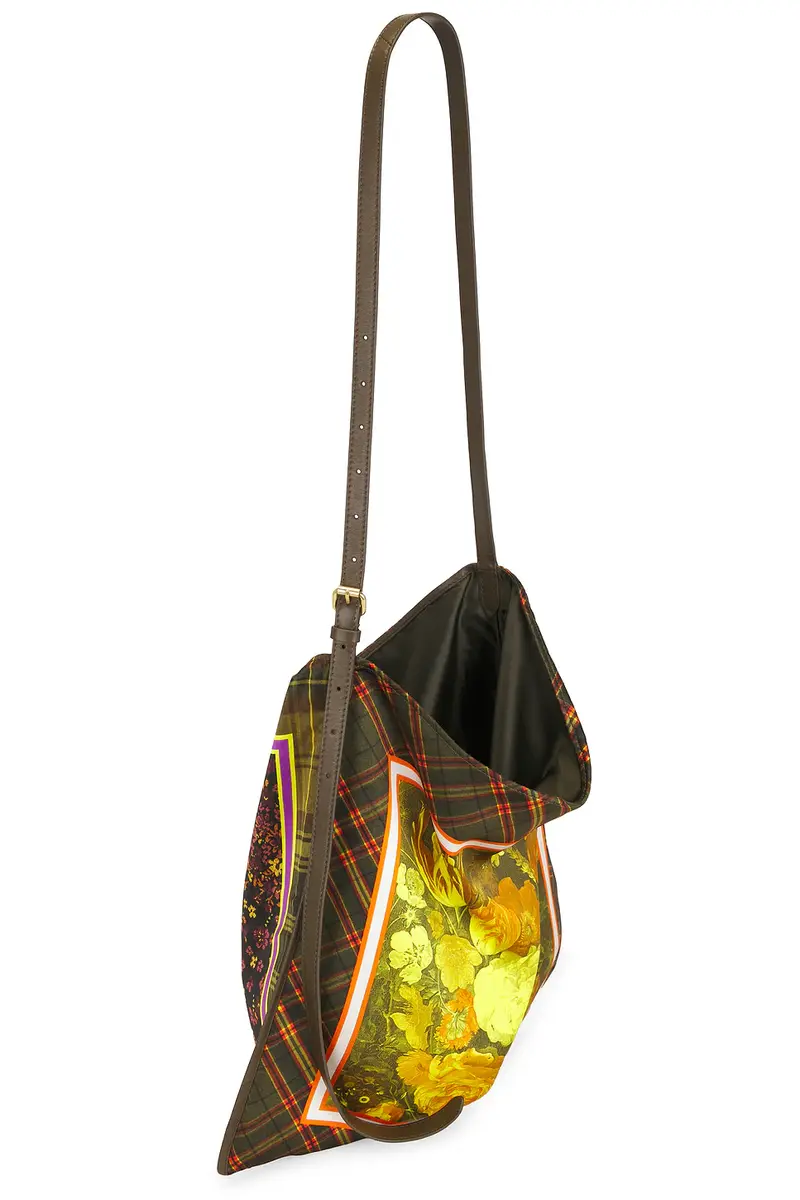 Dries Van Noten Medium Scarf Print Shoulder Bag | Thumbnail 5 Dries Van Noten Medium Scarf Print Shoulder Bag | Thumbnail 5